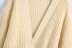 cárdigan de punto de color sólido con cordones sueltos de manga larga NSYXB139752