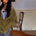 button solid color loose long-sleeved casual cardigan NSHTL139797