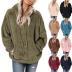 long-sleeved hooded pocket loose solid color plush sweatshirt NSMVS139814
