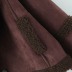 long sleeve stitching lapel short solid color fur coat NSXDX139437