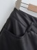 pantalones cortos de cuero de PU de color sólido delgado de cintura alta NSXDX139443