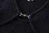 Suspender buckle long-sleeved shawl slim-fit short solid color two-piece set NSXDX139445