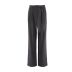 commuting high waist wide-leg drape solid color suit pants NSSQS139523