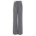 commuting high-waisted straight-leg mopping solid color pants NSSQS139529