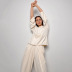 wide-leg loose long sleeve round neck solid color velvet pajamas can be worn outside NSMSY139542