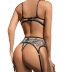 embroidery flower stitching wrap chest see-through lace underwear suit NSHLN139562