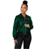 sequins zipper loose jacket nihaostyles wholesale clothes NSSJW96959