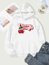 Fruit Print Fleece Warm With Pocket Long Sleeve Hoodie NSSYD115349