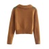 Slim Rhombus Plaid V-Neck Sweater NSZQW115382