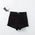Shorts de mezclilla de color sólido de cintura alta de alta elasticidad delgados NSZQW115398