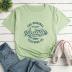 Loose Short Sleeve Letter Print T-Shirt NSYAY115532