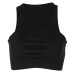 Hollow Slim Sleeveless Solid Color Vest NSLGF115506