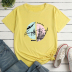 Retro Landscape Print Loose Short-Sleeved T-Shirt NSYAY115950