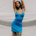 Solid Color Open-Back Slim Slip Dress NSLGF115756