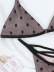 Polka Dot Printed Lace Bandage Bikini NSFPP115767