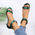 Fish Mouth Buckle Thick High-Heeled Sandals NSYBJ115835