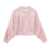 Layered Ruffle Long Sleeve Solid Color Shirt NSXFL116055