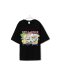 Landscape Print Round Neck Short-Sleeved T-Shirt NSXFL116179