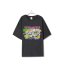 Camiseta de manga corta con cuello redondo y estampado de paisaje NSXFL116179