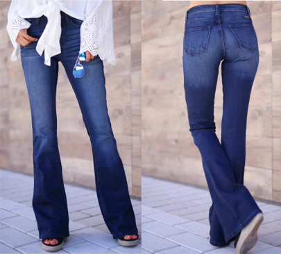 Washed Thin Flare Pants NSYF3622