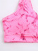 V-Neck Tie-Dye Print High Waist Bikini NSFPP116453