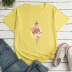 Cosmetic Bag Print short sleeve Loose T-Shirt NSYAY117240
