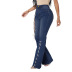 Jeans bootcut de vendaje creativo de cintura alta NSWL116472