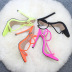 Thin Tape Candy Bright Color High-Heel Sandals NSZLX116661