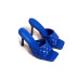 Solid Color Square Head High-Heeled Slippers NSZLX116700