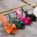 Zapatillas de tacón de aguja con lazo grande y puntiagudas NSZLX116712