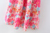 Lace-Up Sling Backless Floral Dress NSXFL115209