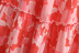Print Halter Neck Elastic Backless Lace-Up Dress NSXFL115217