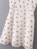 Suspender Lace-Up Backless Strawberry Printed Chiffon Dress NSXFL115218