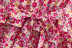 Sleeveless Lace-Up Single-Shoulder Multi-Layer Floral Dress NSXFL115235