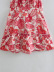 Print Hanging Neckk Lace-Up Backless Sleeveless Dress NSXFL115243