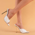 Retro Folds Pointed Toe Stiletto Sandals NSZLX116900