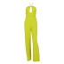 Hanging Neck Backless Lace-Up Wide-Leg Solid Color Jumpsuit NSHT116915
