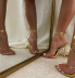 sandalias de tacón alto con tiras cruzadas y clip en la punta NSZLX118289