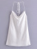 spring white halterneck silk satin dress NSXFL118366
