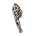 top de manga larga con cuello de pico y estampado de leopardo de otoño NSSD118697