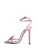 square head rhinestone butterfly word buckle high-heeled sandals NSZLX118726