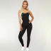 solid color suspenders tight jumpsuit NSZH118856
