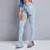 hole skinny slit slim-fit jeans NSWL118985