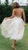floral printed sleeveless V-neck slit beach dress NSJKW119162