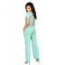 Solid Color Short Sleeve top camisole pants three-piece set NSXLY119213