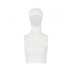 sleeveless hooded slim short solid color top NSHTL119256