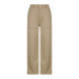 autumn Khaki high-waist straight jeans  NSSSN119400