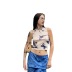 butterfly print slim-fit sleeveless round neck vest NSBLS119703