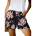 pantalones cortos de pierna ancha sueltos con cordón de cintura alta de verano NSLGY119979