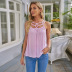 casual sleeveless hollow loose solid color vest NSQSY120237